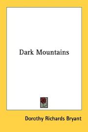Cover of: Dark Mountains