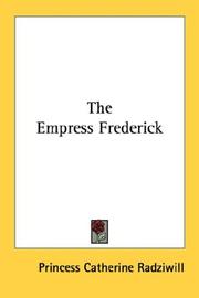 Cover of: The Empress Frederick