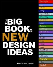 Cover of: The Big Book of New Design Ideas (Big Book (Collins Design)) by David E. Carter, David E. Carter