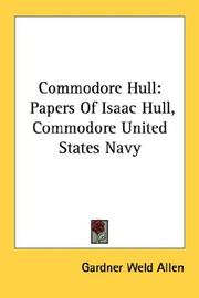 Cover of: Commodore Hull | Gardner Weld Allen