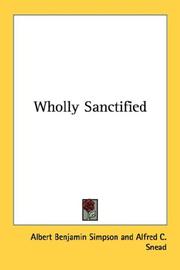 Cover of: Wholly Sanctified