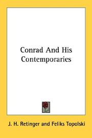Cover of: Conrad And His Contemporaries
