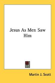 Cover of: Jesus As Men Saw Him