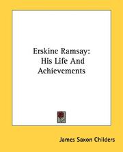 Cover of: Erskine Ramsay by James Saxon Childers