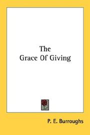 Cover of: The Grace Of Giving