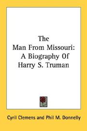 Cover of: The Man From Missouri by Cyril Clemens