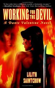 Cover of: Working for the Devil (Dante Valentine, Book 1)