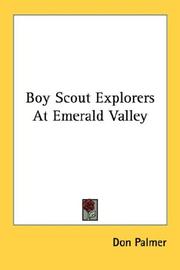 Cover of: The Boy Scout Explorers at Emerald Valley by Mildred Augustine Wirt Benson