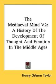 Cover of The mediaeval mind. V2