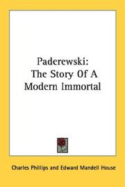 Cover of: Paderewski: The Story Of A Modern Immortal