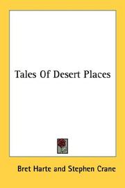 Cover of: Tales Of Desert Places