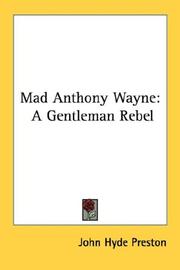 Cover of: Mad Anthony Wayne: A Gentleman Rebel