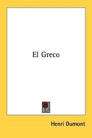 Cover of: El Greco