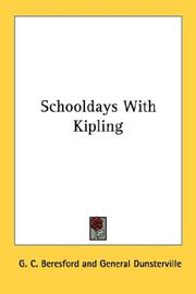 Schooldays with Kipling by G. C. Beresford