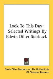 Look To This Day by Edwin Diller Starbuck