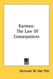 Cover of: Karman: The Law Of Consequences