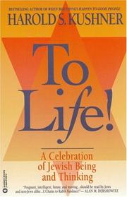 Cover of: To life! by Harold S. Kushner
