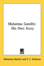 Cover of: Mahatma Gandhi by Mohandas Karamchand Gandhi