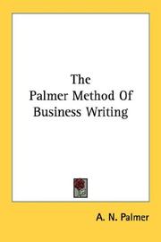 Cover of: The Palmer Method Of Business Writing | A. N. Palmer