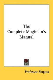 Cover of: The Complete Magician's Manual