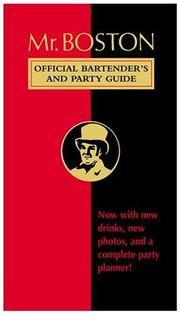 Cover of: Mr. Boston, official bartender's and party guide