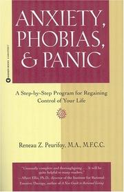Anxiety, phobias, and panic by Reneau Z. Peurifoy