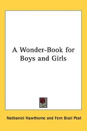 Cover of: A Wonder-Book for Boys and Girls by Nathaniel Hawthorne