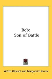 Cover of: Bob: Son of Battle