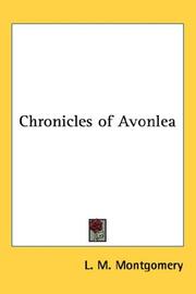 Cover of: Chronicles of Avonlea by Lucy Maud Montgomery