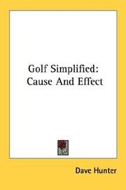 Cover of: Golf Simplified: Cause And Effect