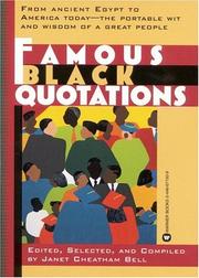 Famous Black quotations by Janet Cheatham Bell