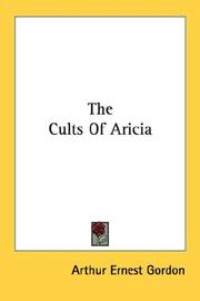 Cover of: The Cults Of Aricia