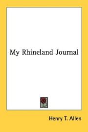 My Rhineland Journal by Henry T. Allen