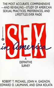 Cover of: Sex in America