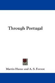 Cover of: Through Portugal by Martin Hume