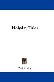 Cover of: Holyday Tales