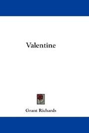 Cover of: Valentine | Grant Richards