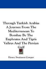 Cover of: Through Turkish Arabia | Henry Swainson Cowper