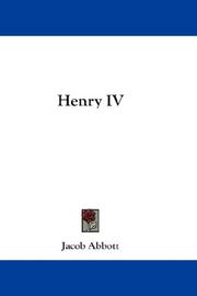 Cover of: Henry IV