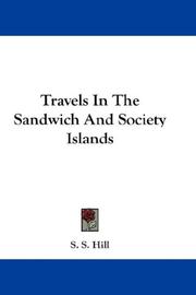 Cover of: Travels In The Sandwich And Society Islands
