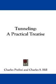 Front cover of Tunneling by Charles Prelini
