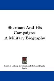 Cover of: Sherman And His Campaigns: A Military Biography