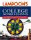 Cover of: The Harvard Lampoon's guide to college admissions