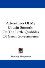 Cover of: Adventures Of My Cousin Smooth by Timothy Templeton, Timothy Templeton