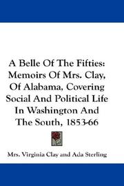 Cover of: A Belle Of The Fifties | Mrs. Virginia Clay