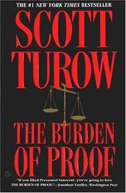 Cover of: The Burden of Proof by Scott Turow, Scott Turow