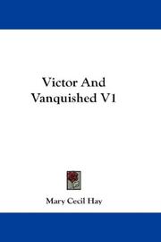 Cover of: Victor And Vanquished V1 by Mary Cecil Hay
