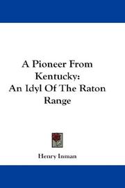 Cover of: A Pioneer From Kentucky by Henry Inman, Henry Inman