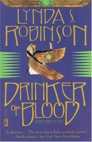 Cover of: Drinker of Blood (Lord Meren Mysteries)
