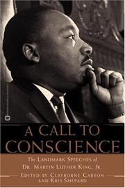 Cover of: A Call to Conscience by Clayborne Carson, Kris Shepard, Andrew Young